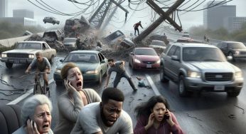 Oakland County, Interstate 96 In Disarray Due To Fallen Electric Wires