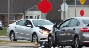 Canton Township Intersection Collision Leaves Two Drivers Hospitalized