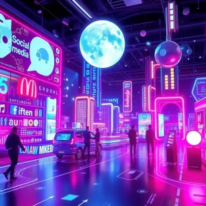 Visual representation of digital marketing trends expected in 2025.