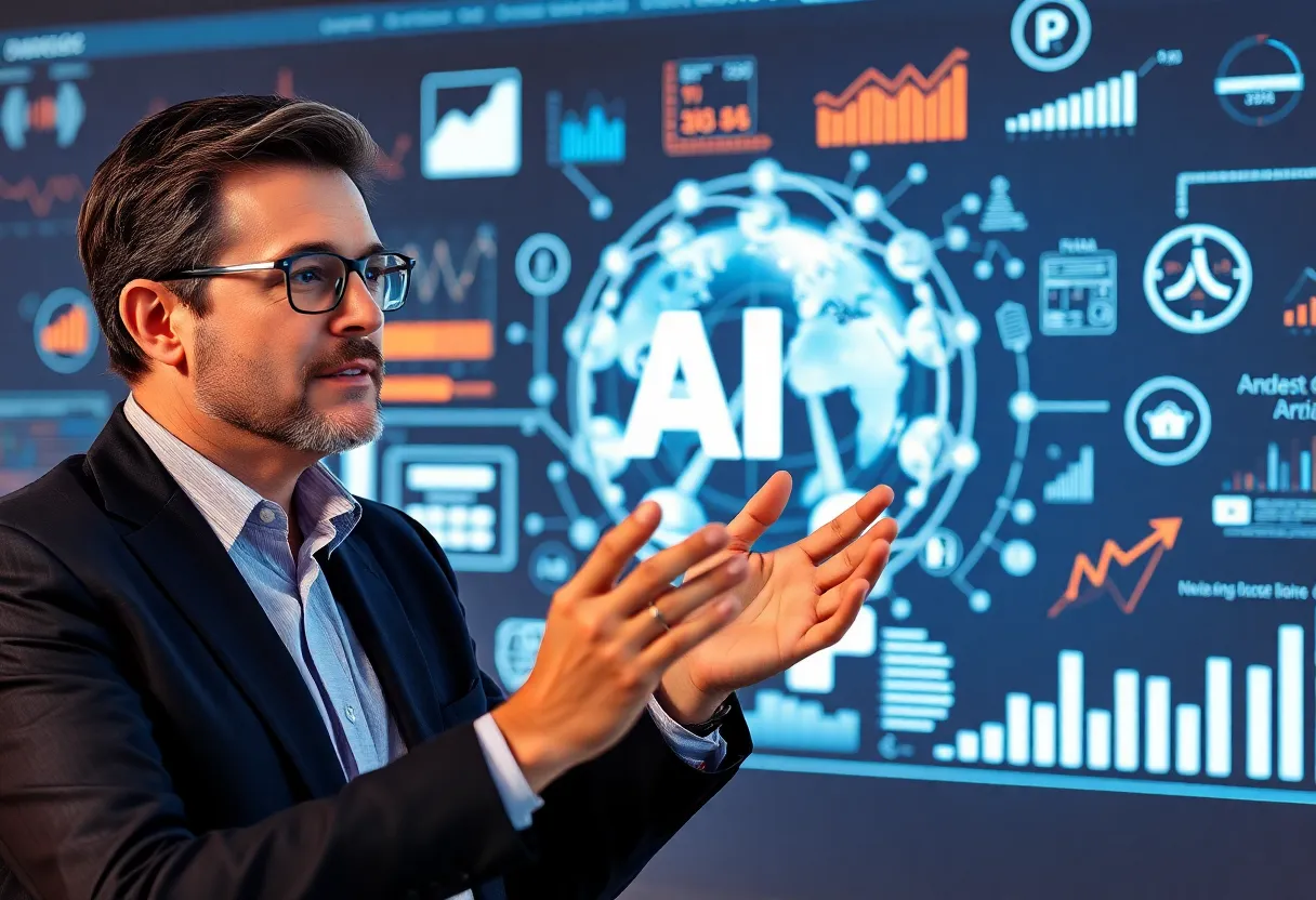 Luis Fernandez sharing insights about AI in marketing strategies