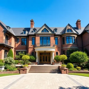 Luxurious interior design of the Auker Mansion post-renovation