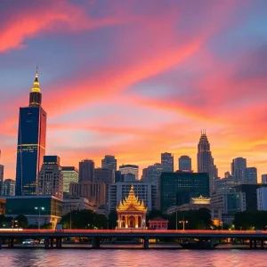 Cityscape of Bangkok representing influencer marketing transformation