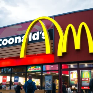 McDonald's restaurant illustrating leadership change