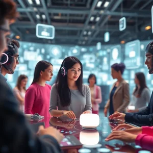 AI avatars interacting on social media platforms