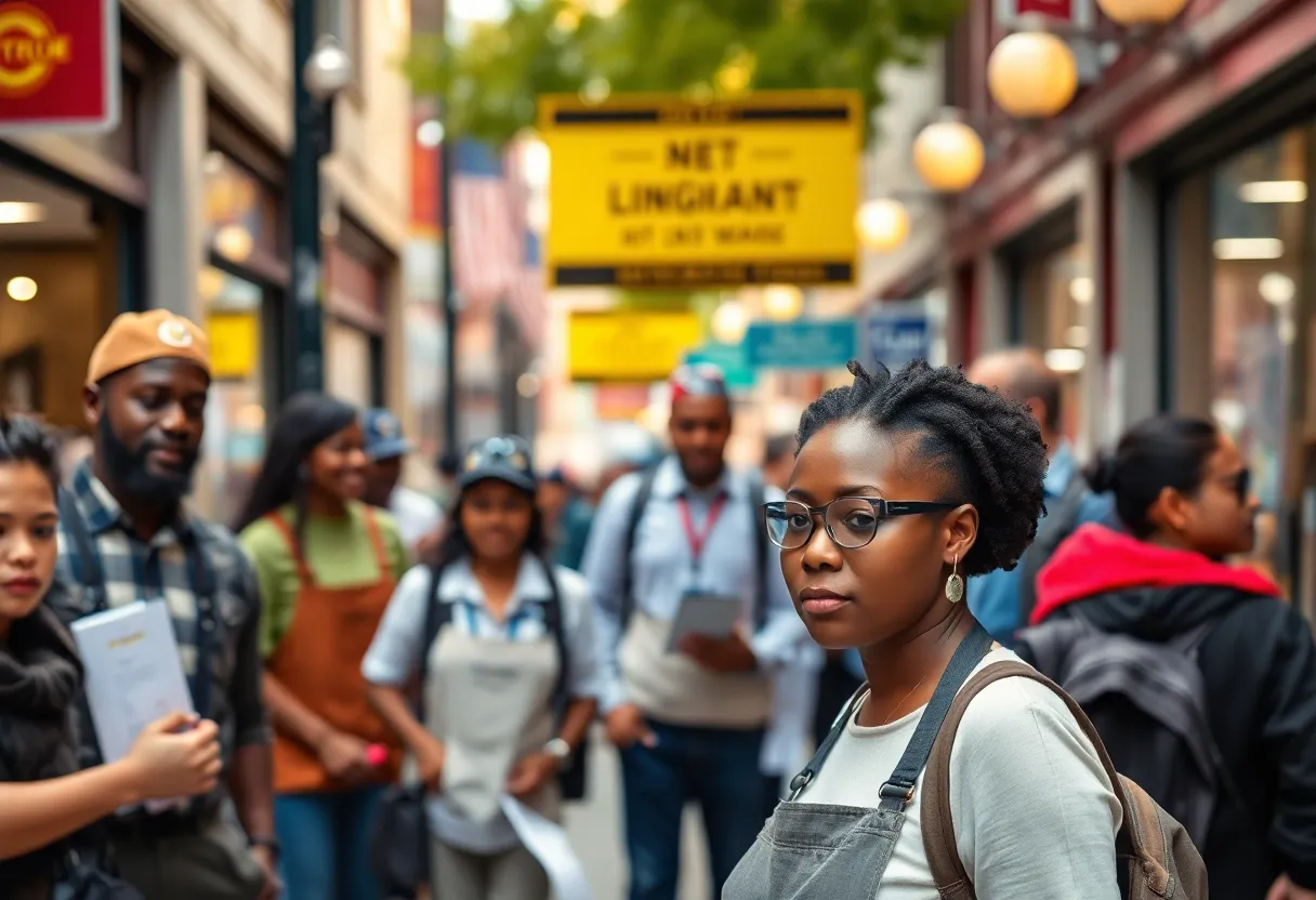 Diverse workers in Michigan adjusting to new minimum wage laws.