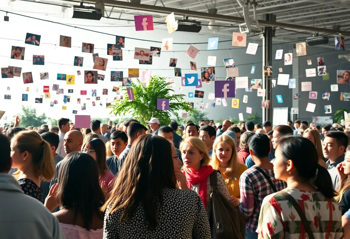 Engaged community in organic social media conversations