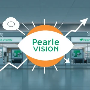 Graphic representation of Pearle Vision's franchise success