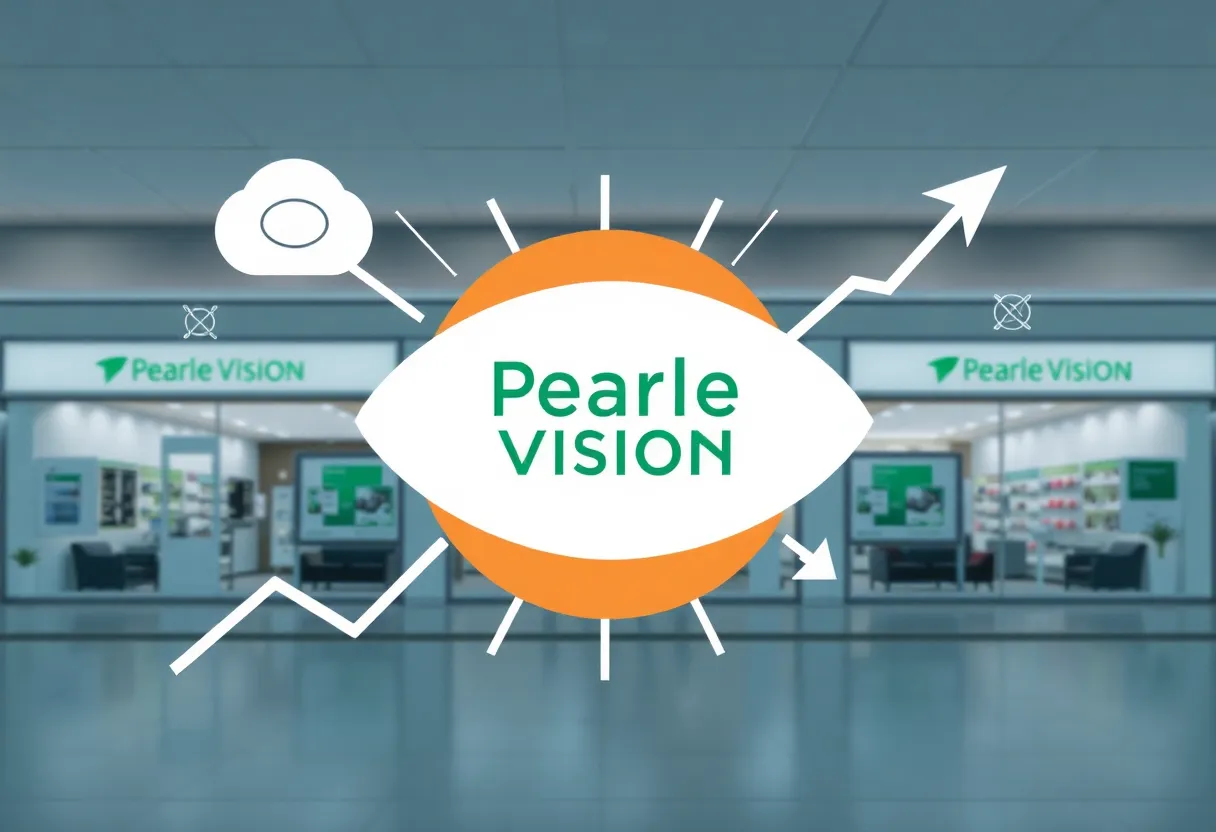 Graphic representation of Pearle Vision's franchise success
