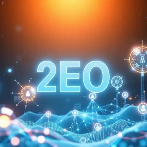 A visual representation of the future SEO landscape with AI and user engagement elements