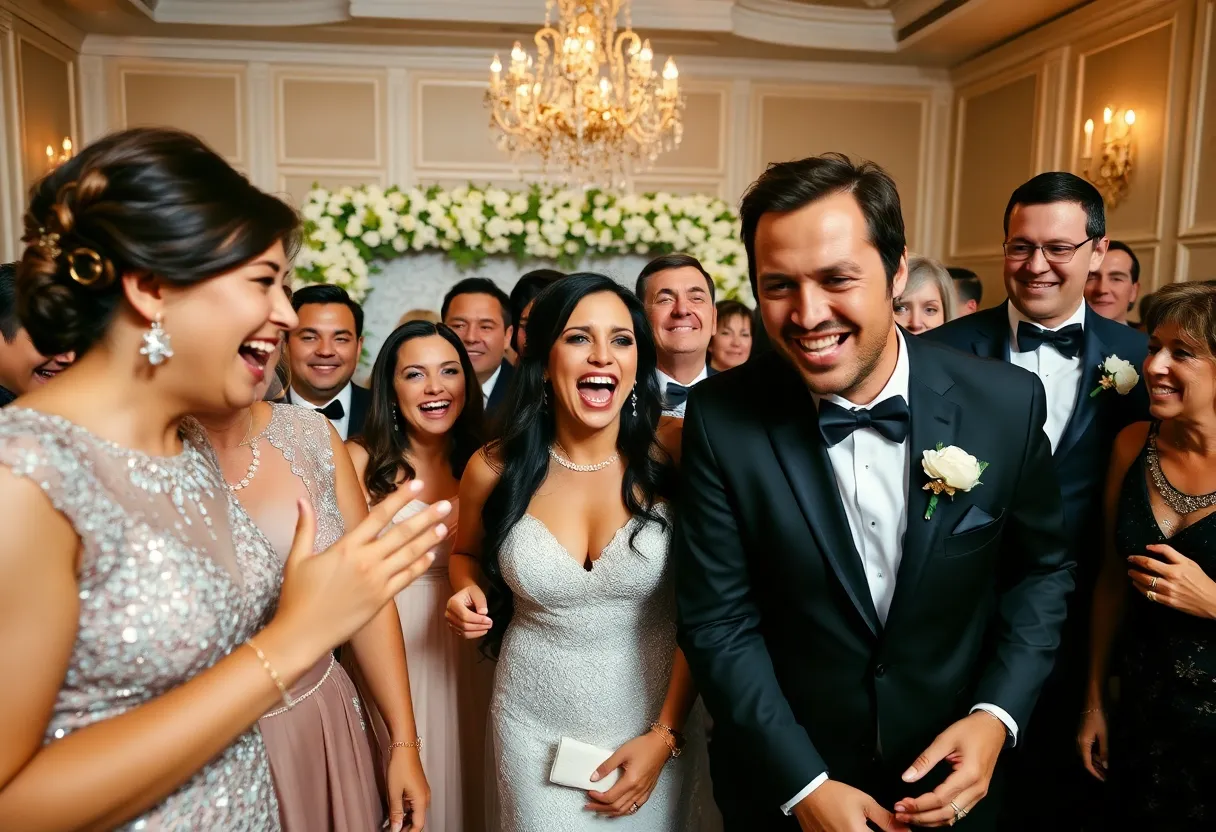 Wedding chaos scene from You’re Cordially Invited