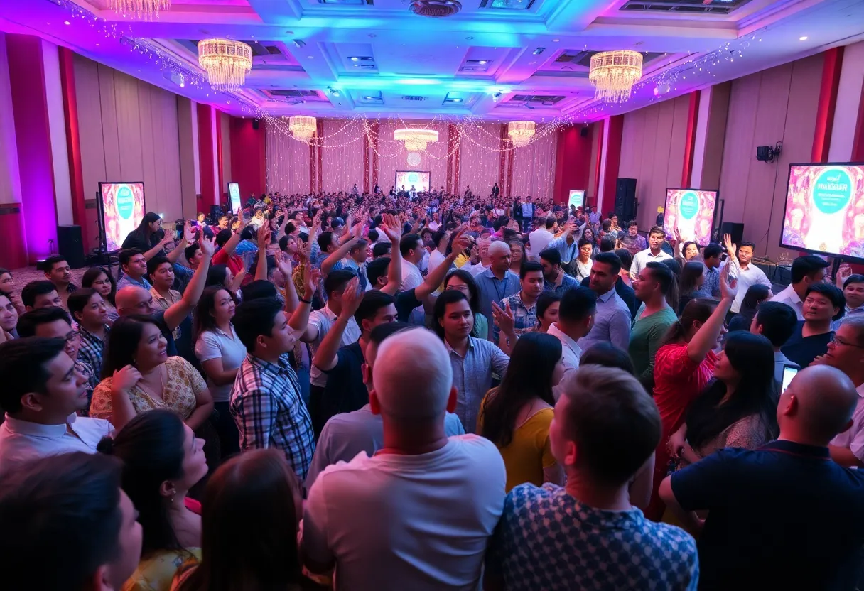 Participants celebrating at ACMA's 25th Anniversary Conference