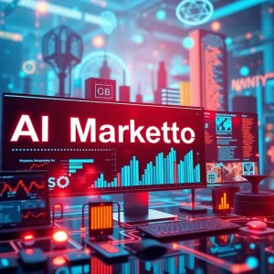 Visual representation of AI marketing tools and data analysis tools.