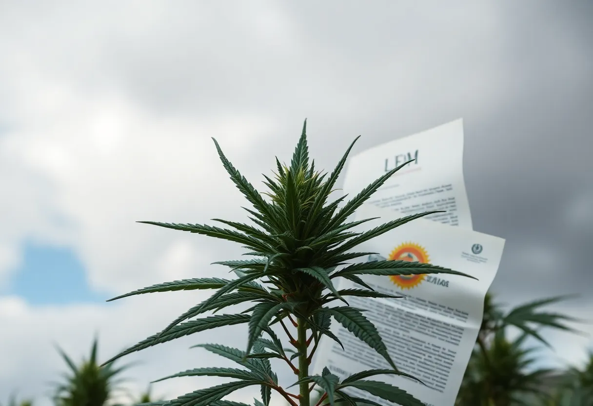 Healthcare professionals discussing medical cannabis in a clinical setting.