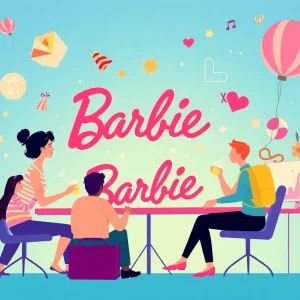 Illustration depicting brands connecting with consumers inspired by the Barbie movie.