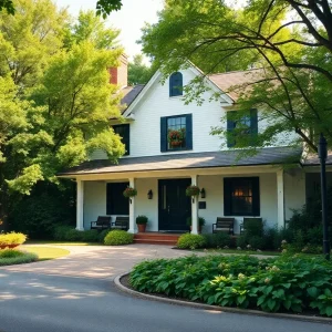 Renovated historic farmhouse serving as a cultural museum