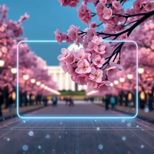 Cherry Blossoms at the National Cherry Blossom Festival in Washington D.C.