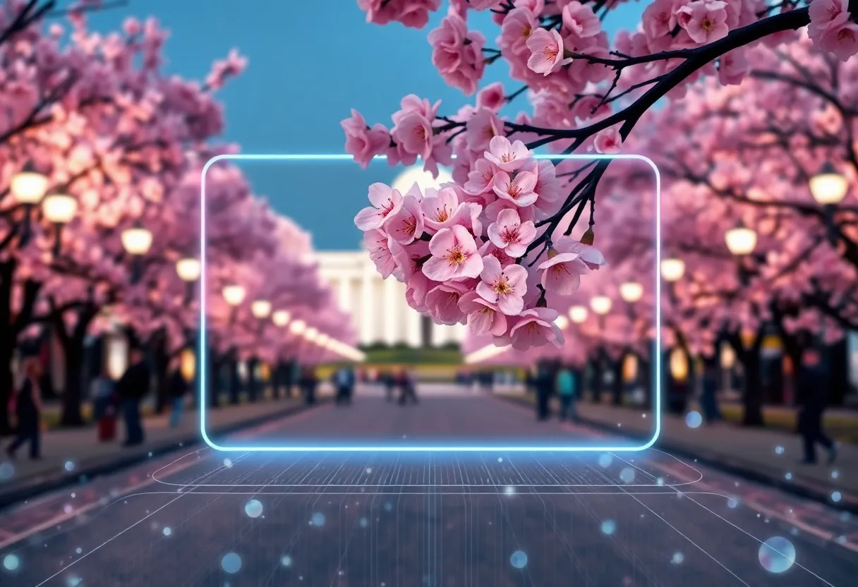 Cherry Blossoms at the National Cherry Blossom Festival in Washington D.C.