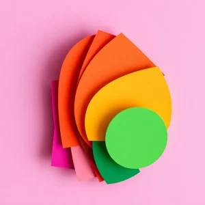 An array of colors representing the importance of brand colors in business.