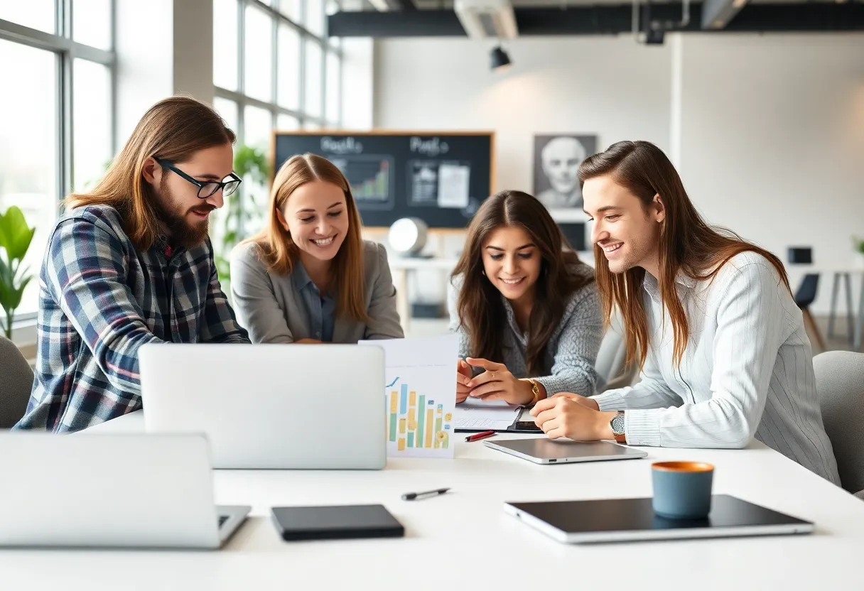 Team at Digital Silk working on e-commerce growth strategies