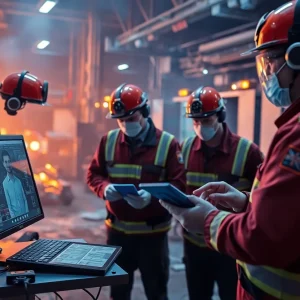 FDNY personnel utilizing modern technology for fire investigations