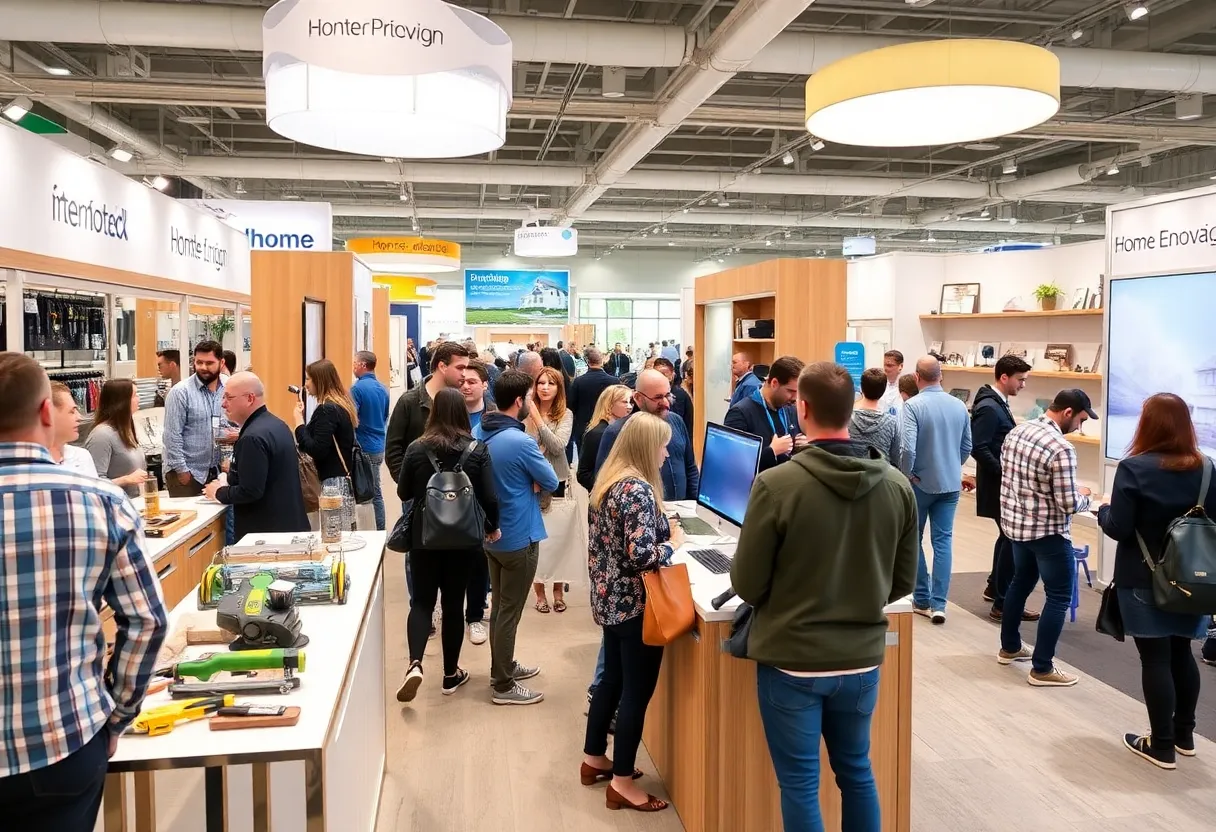 Exhibition hall at the Great Lakes Design and Construction Expo