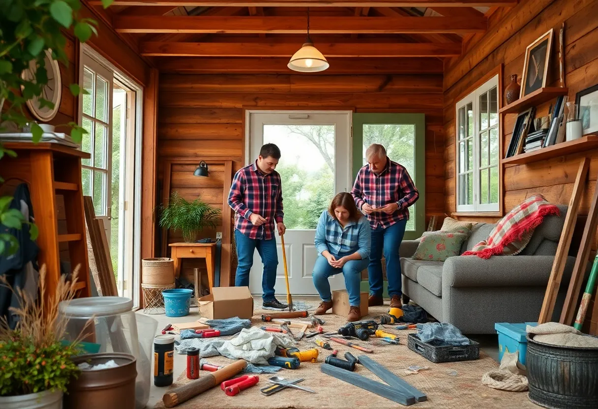 A picturesque farmhouse symbolizing home improvement and family legacy.