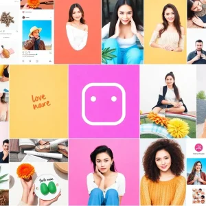 Collage representing Instagram marketing trends in 2024