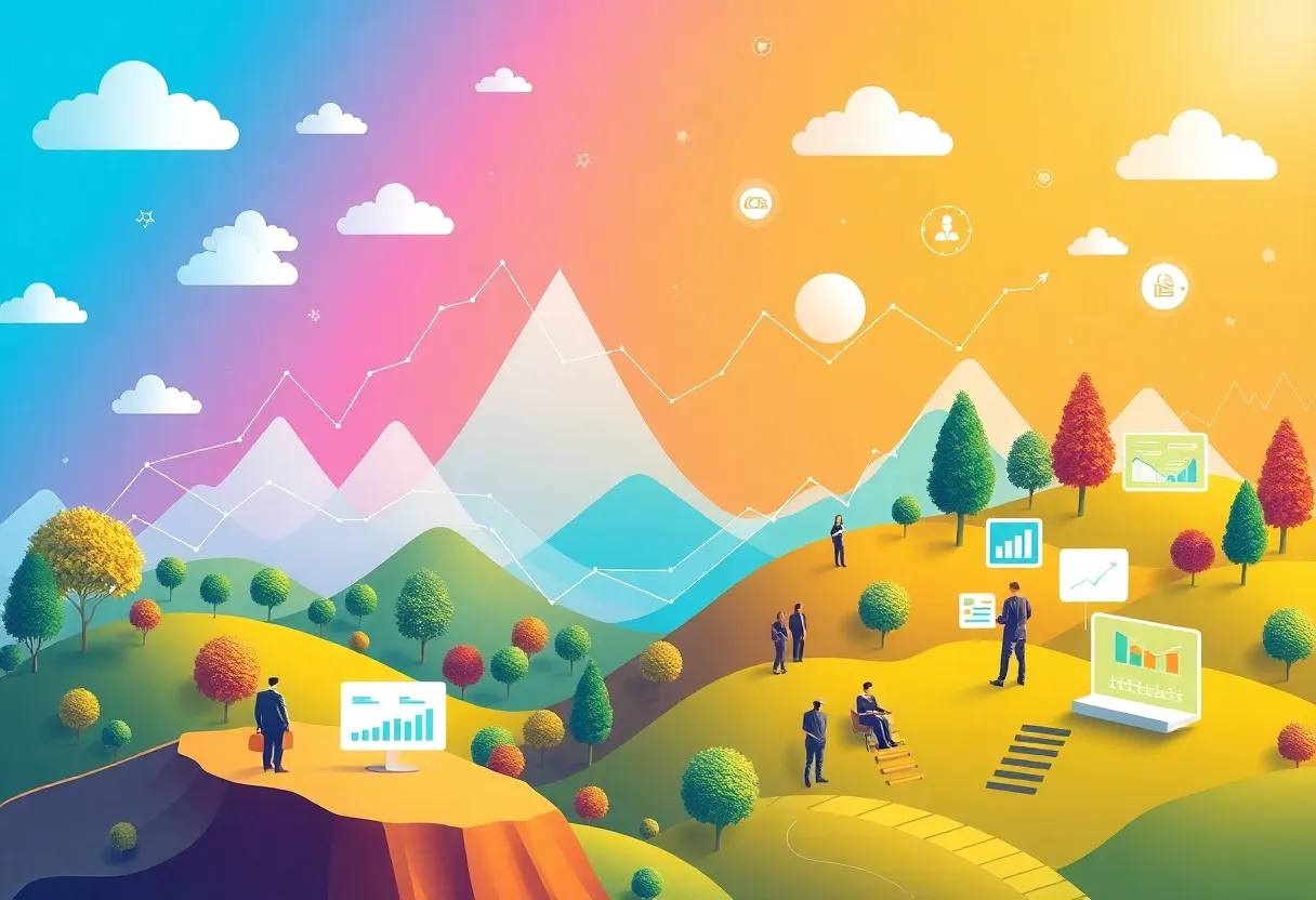A visual representation of market segmentation strategies and technologies.