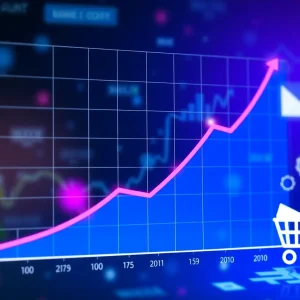 Graph showing marketing ROI for e-commerce businesses