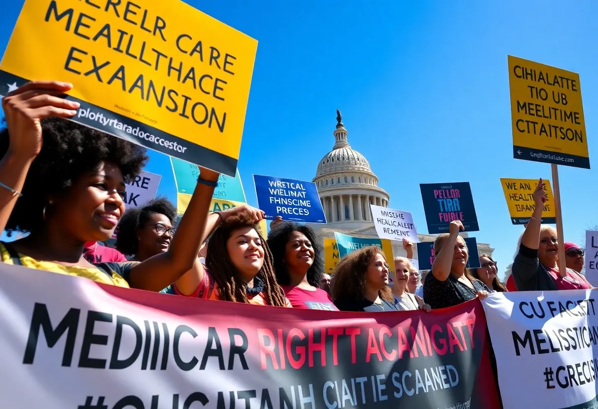 Advocates rallying for Medicaid expansion at Mississippi State Capitol