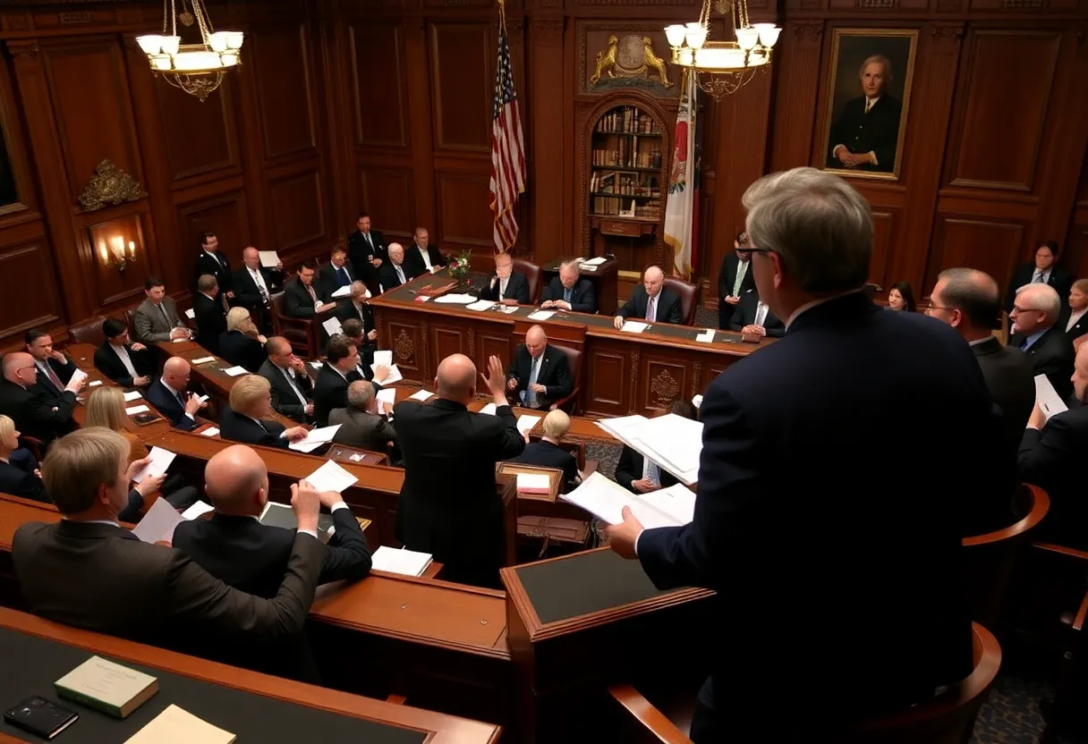 Senators discussing tipped minimum wage legislation