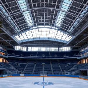 Conceptual design of a new ice arena for the Michigan Wolverines