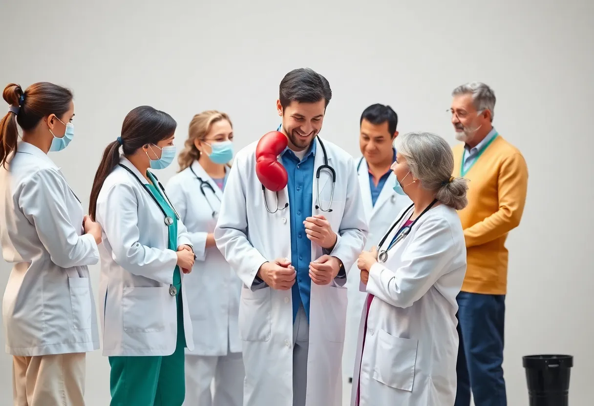 Collaboration between healthcare providers and patients for kidney health.