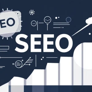 Illustration of SEO optimization strategies for 2024.