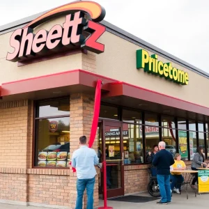 Exterior view of a Sheetz convenience store in Metro Detroit