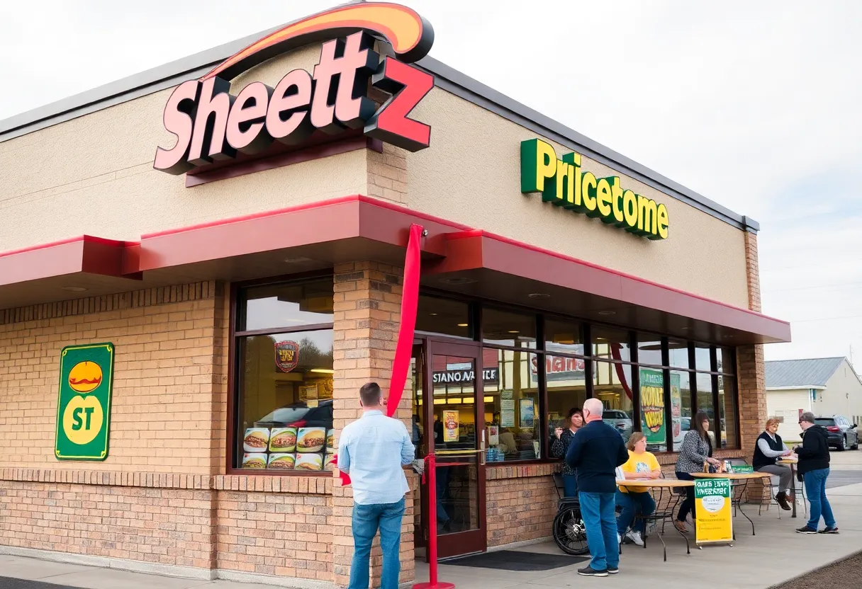 Exterior view of a Sheetz convenience store in Metro Detroit