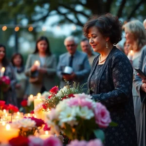 Community gathering in remembrance of Sister Joan Drega