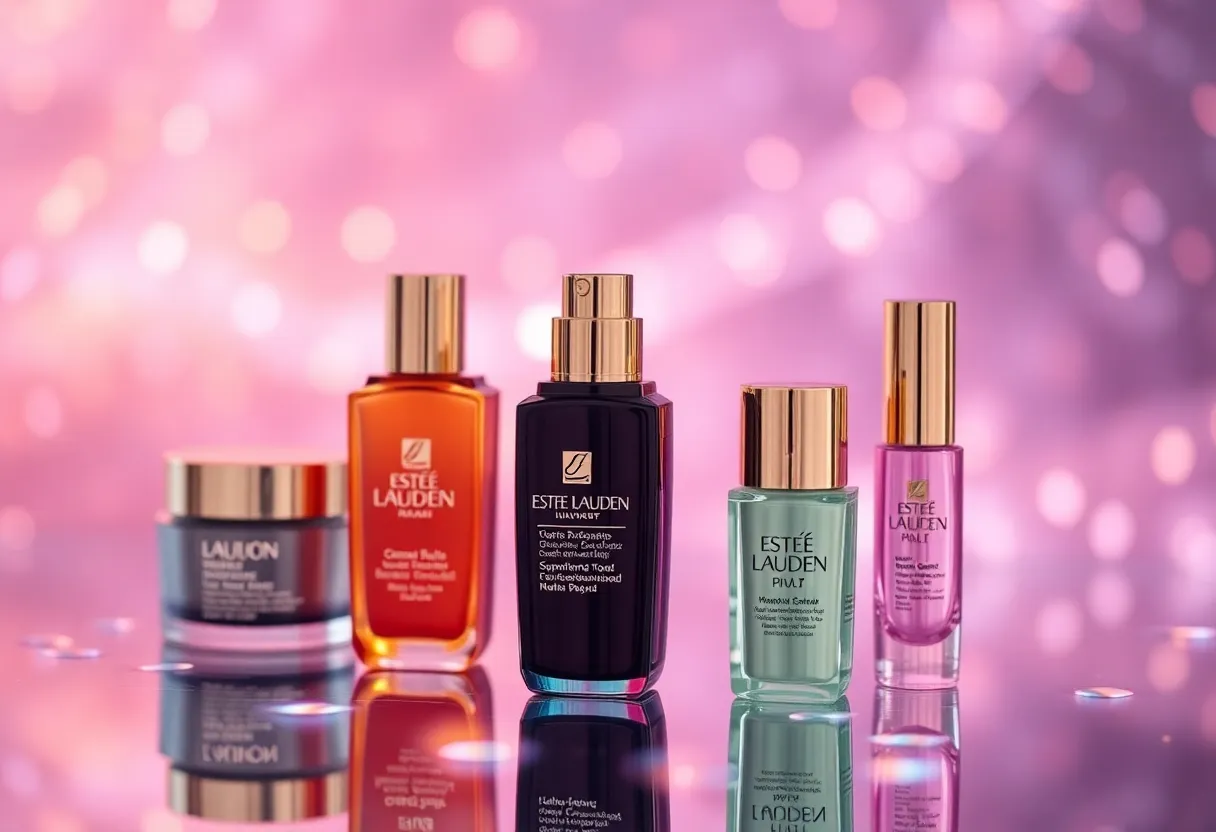 Representation of Adobe and Estée Lauder collaboration in digital marketing.