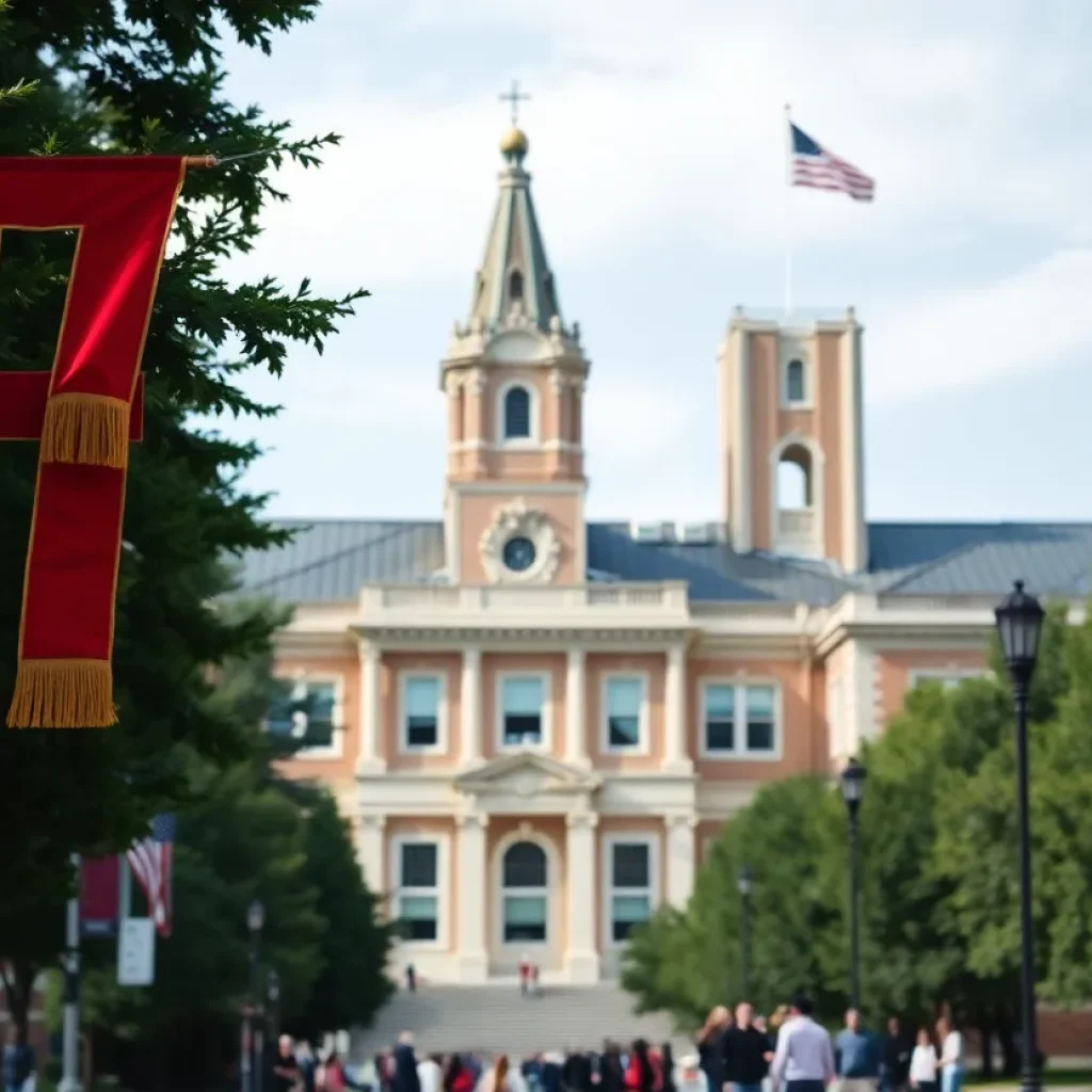 Symbolic representation of university fraternity life and campus culture