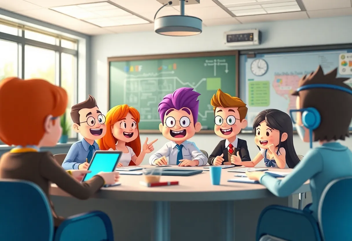 Animation characters in marketing and education