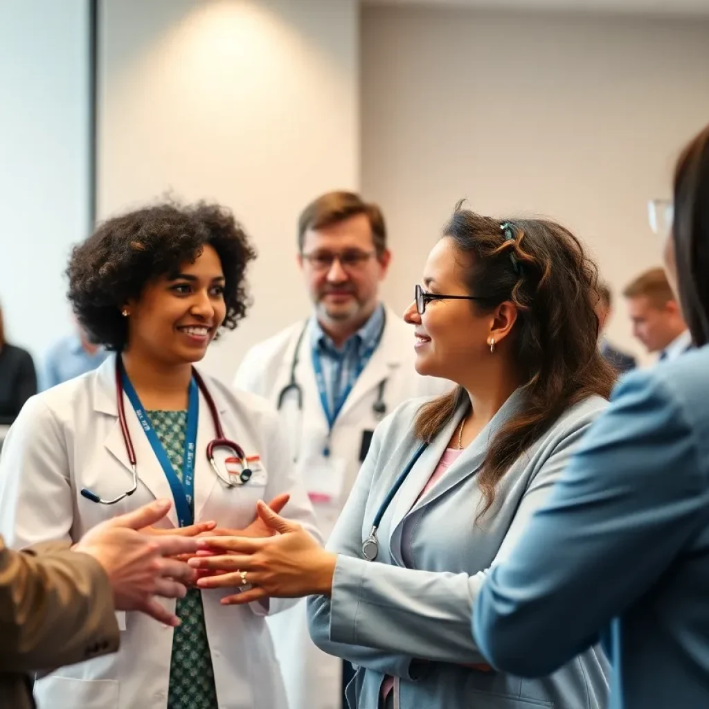 A group discussion on arthritis management at the National Patients’ Convention.