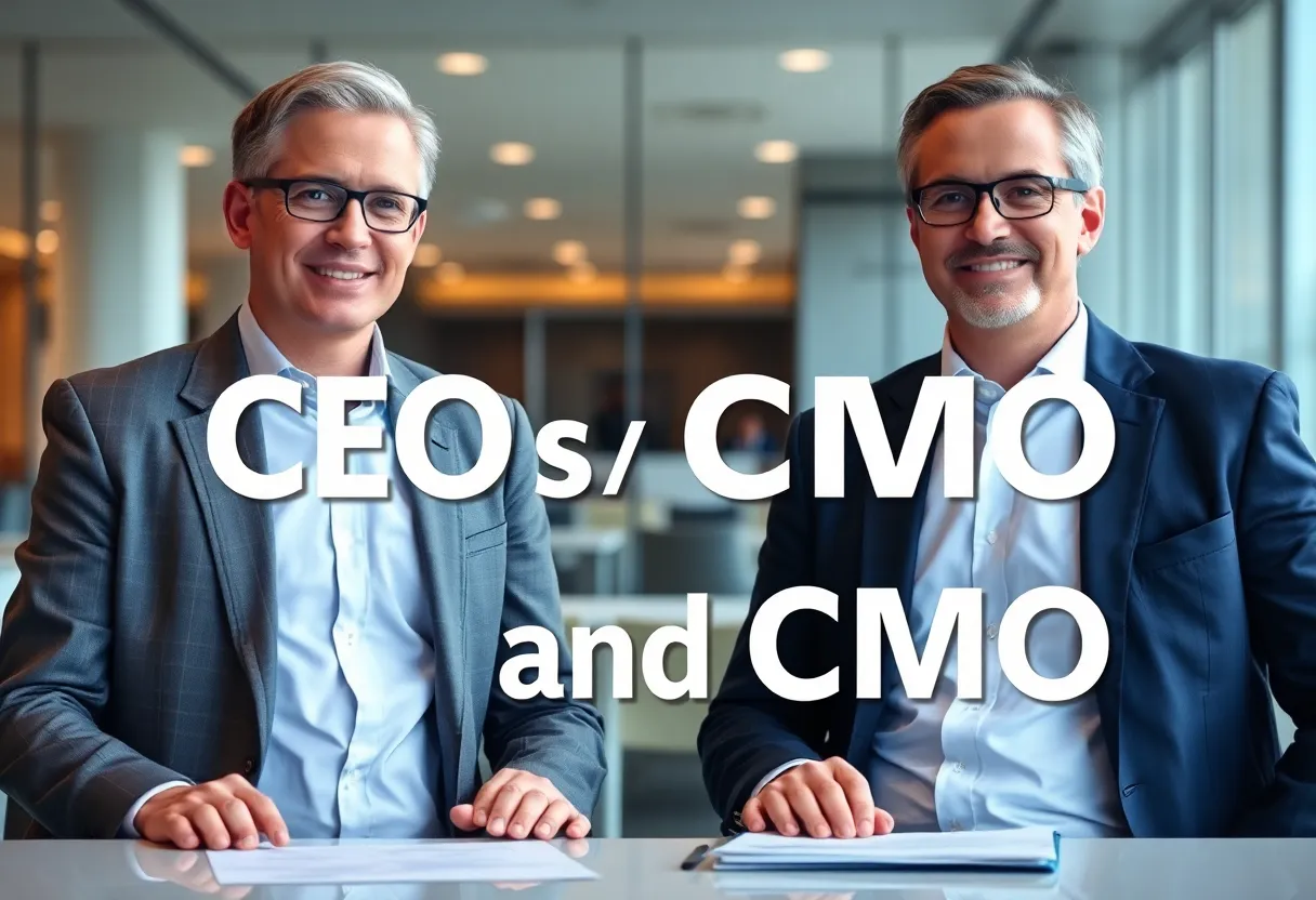 Collaboration between CEO and CMO in a corporate environment