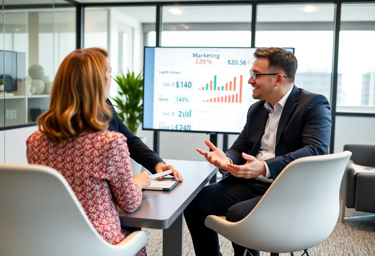 CMOs and CEOs collaborating in a meeting