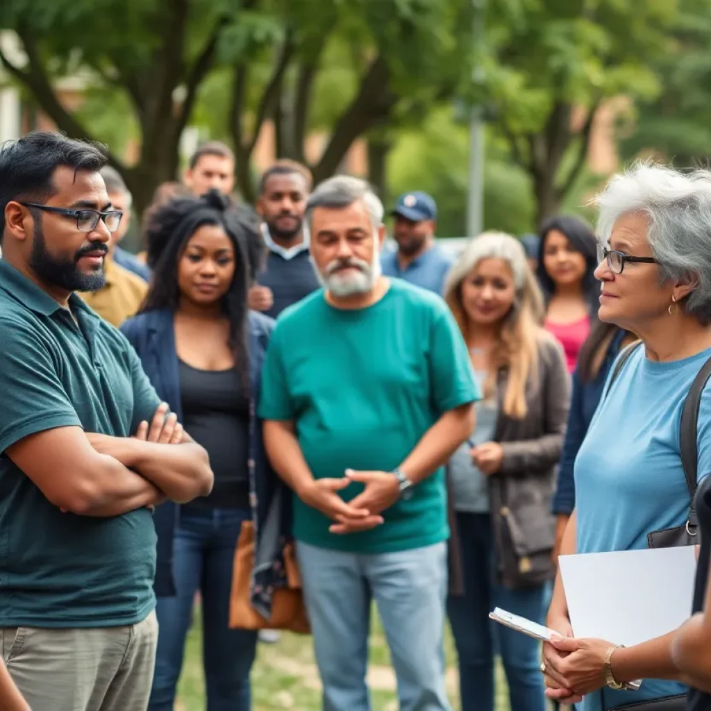 Community resource center providing support for vulnerable populations
