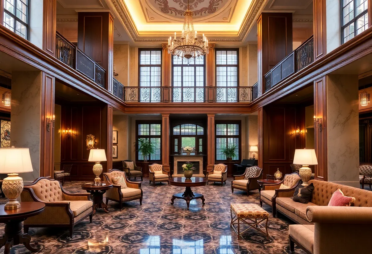 Exterior view of the renovated Dearborn Inn hotel