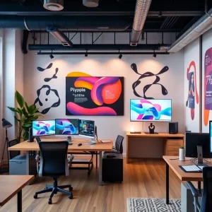 Digital Silk branding office in New York City with creative designs.