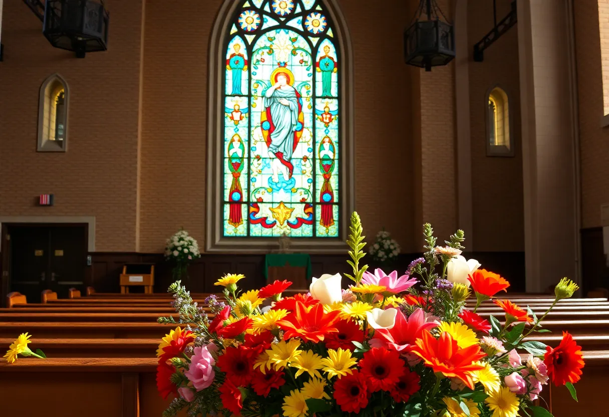 Memorial service at Fort Deposit Methodist Church