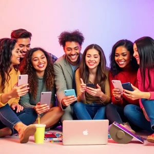 Diverse influencers working together on marketing campaigns across social media platforms.