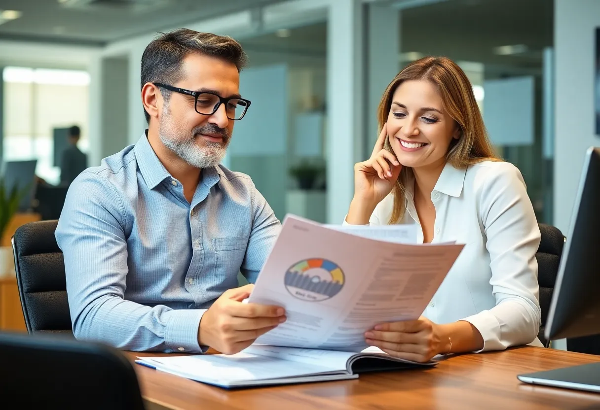 Investment Adviser in office reviewing updated SEC compliance guidelines