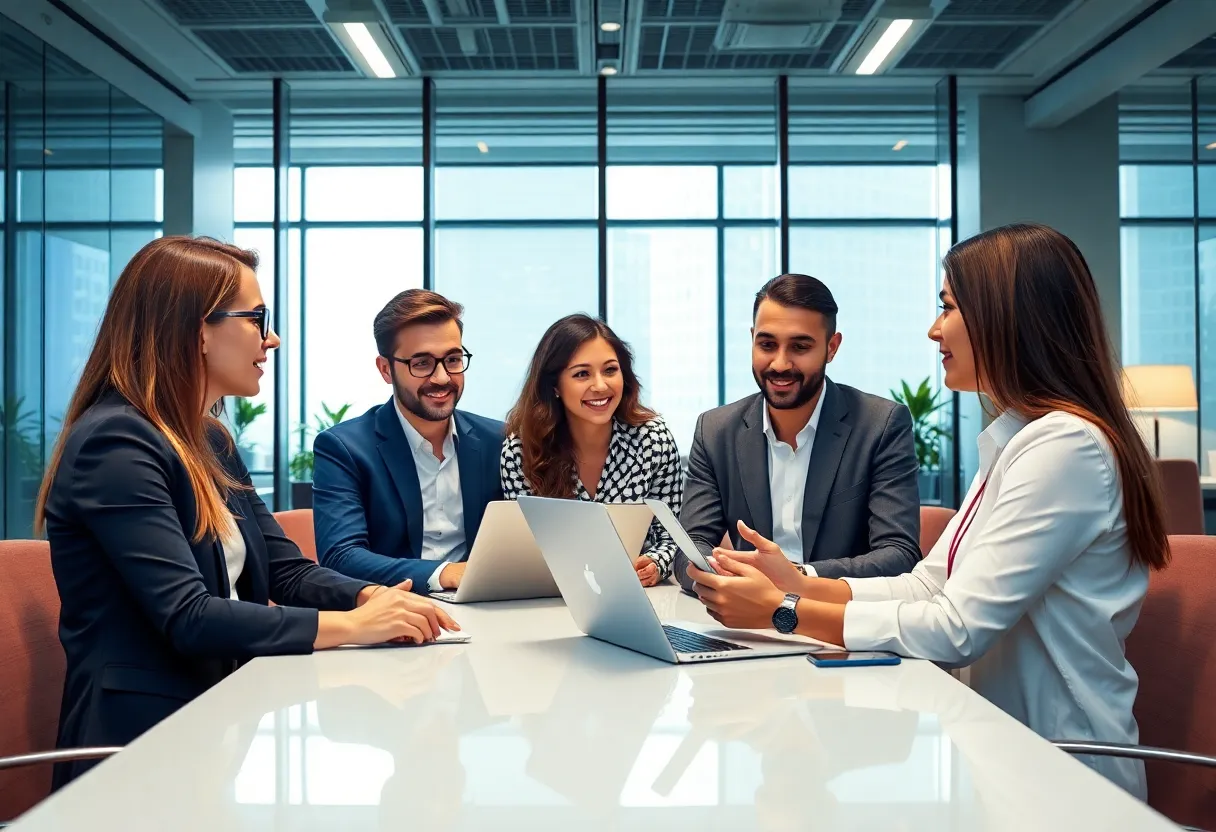 Diverse teams collaborating on digital marketing strategies at McKinsey and ET Medialabs